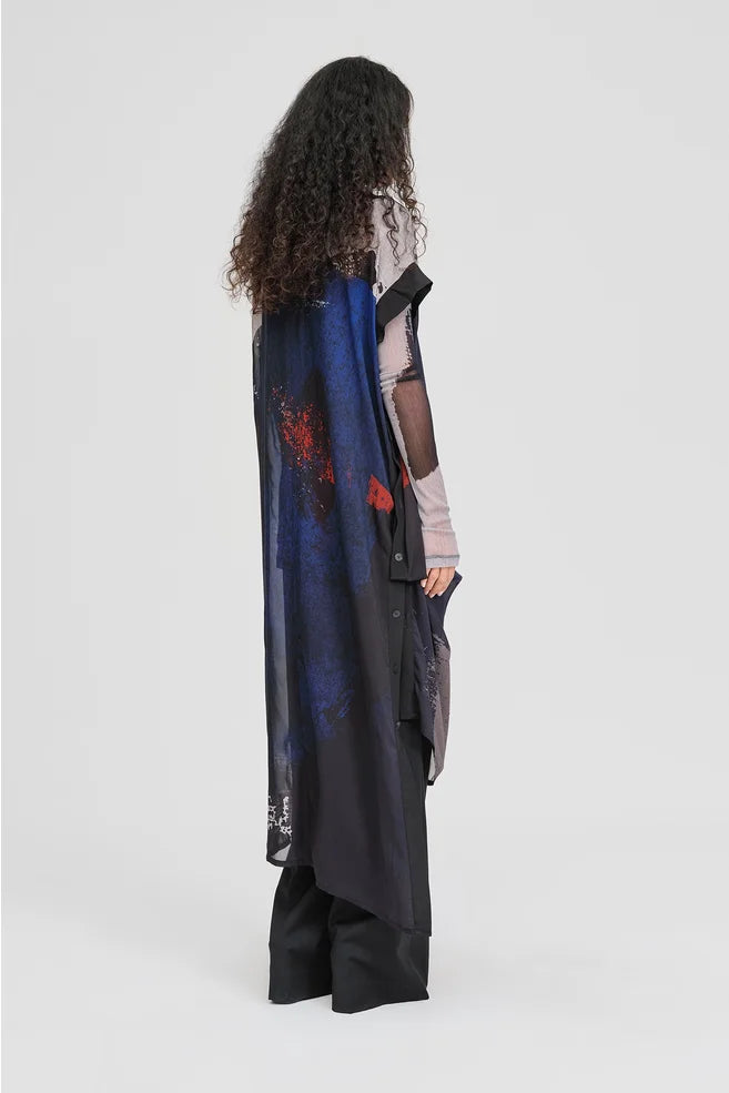 TAYLOR Print Relief Tunic