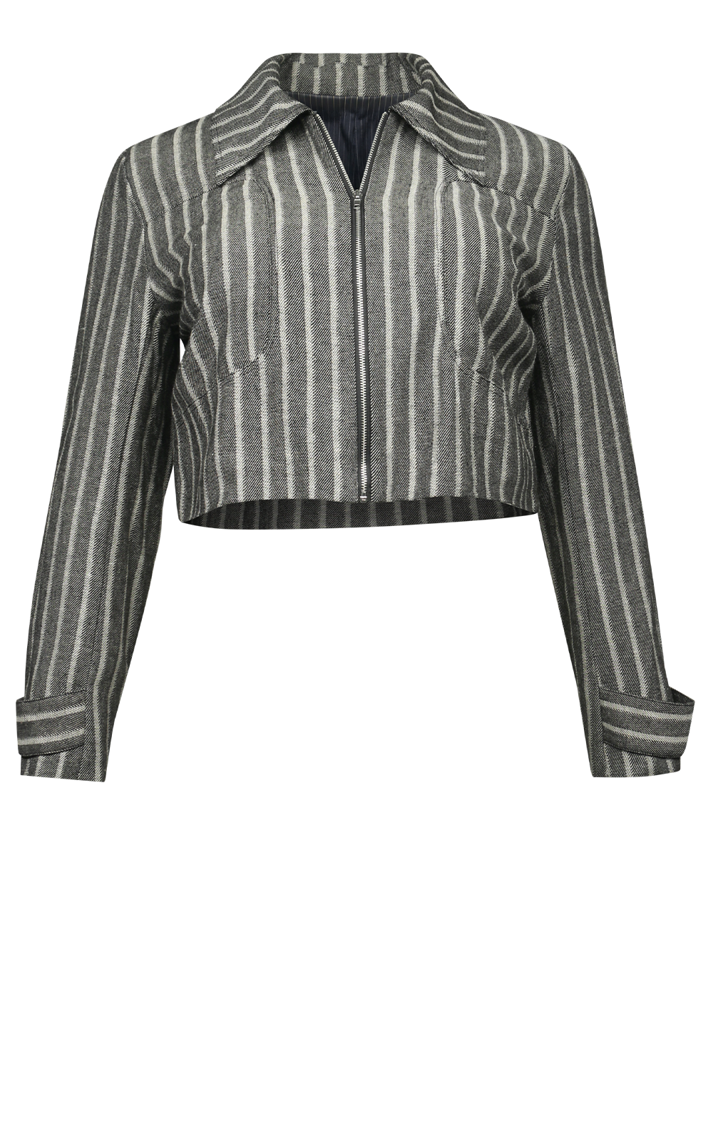 OBI Cropped Denim Jacket