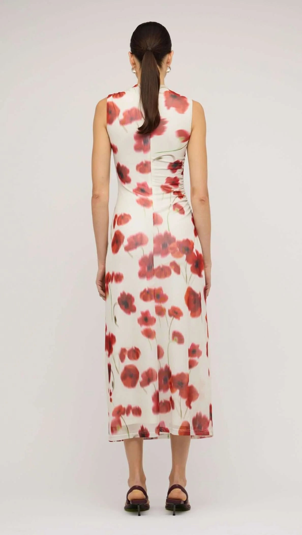 STAPLE THE LABEL Lumi Mesh Midi Dress