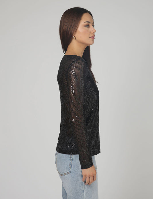 STELLA + GEMMA Odessa Sequin Top