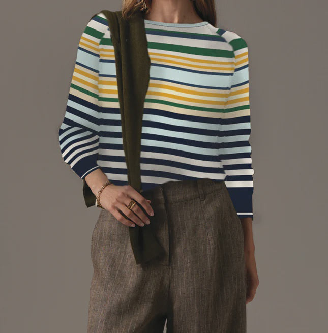 POL Sela Spring Multi Stripe Knit