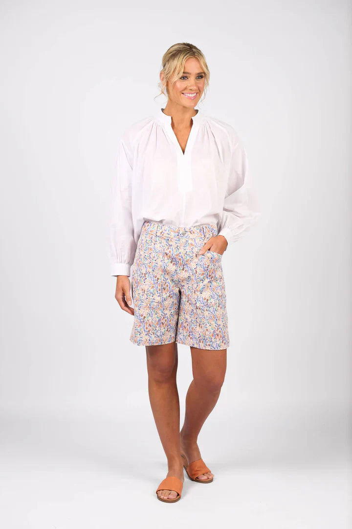 VASSALLI 5033P Wide Leg Double Pocket Short