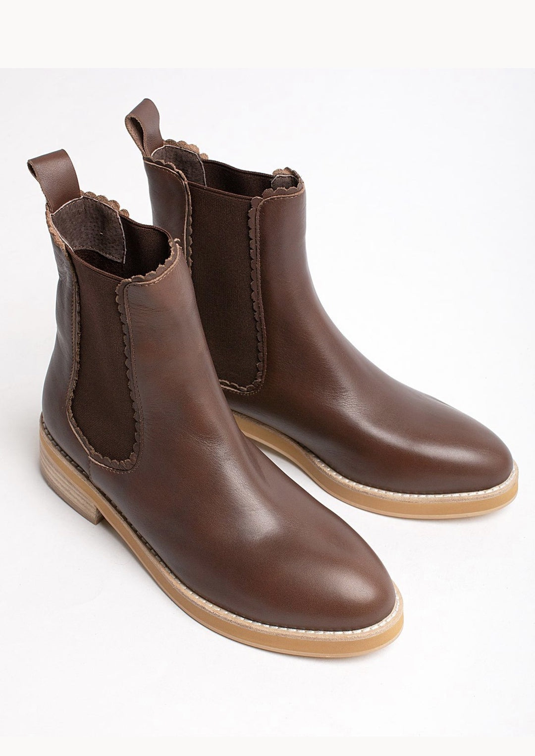 WALNUT Clemmie Leather Boot