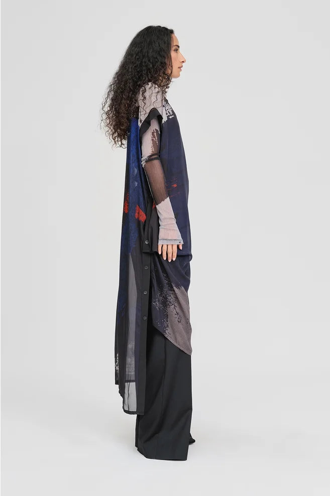 TAYLOR Print Relief Tunic