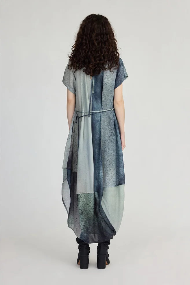 TAYLOR Ozone Dress/Wind Particle Print