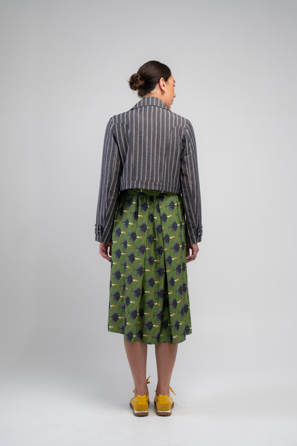 OBI Cropped Denim Jacket