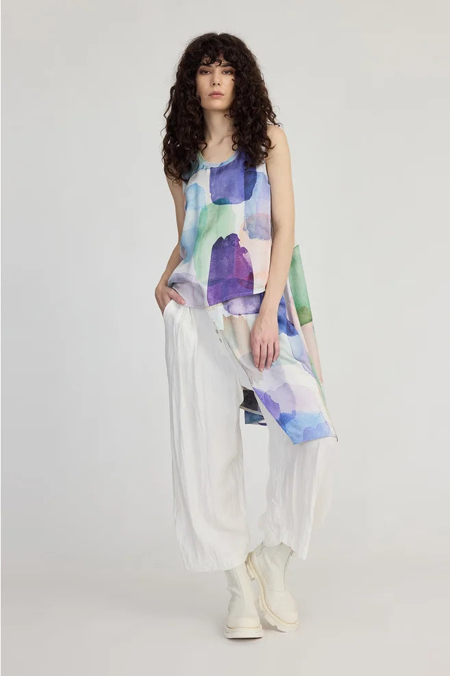 TAYLOR Aerial Tunic - Tiled Square Print