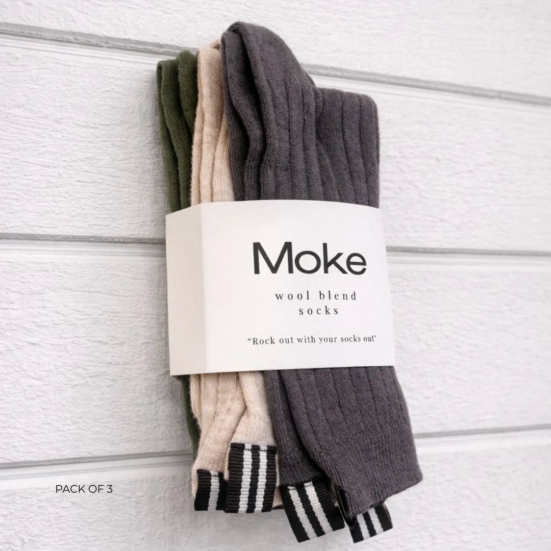 MOKE Lily Wool Blend Socks