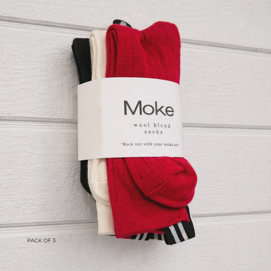 MOKE Lily Wool Blend Socks
