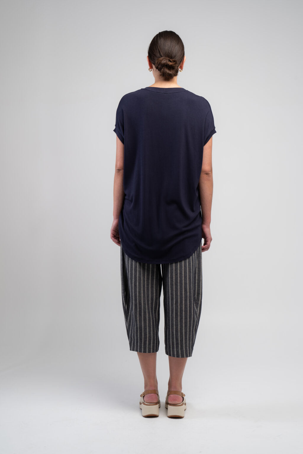OBI Denim Stripe Barrel Jean