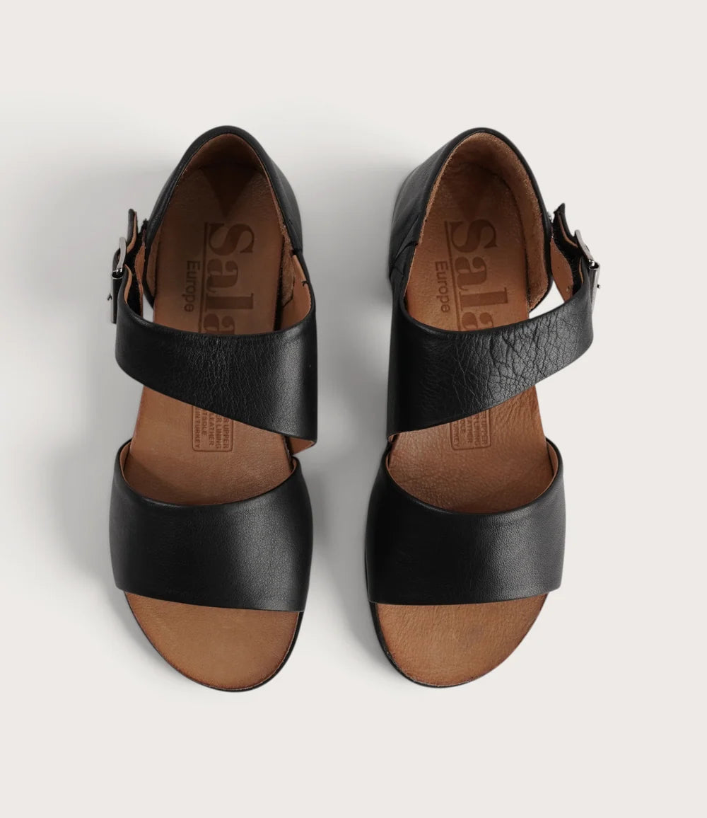 SALA Luna Black Sandal