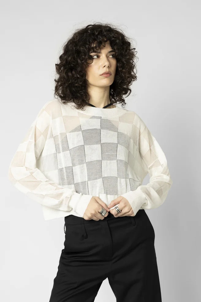 TAYLOR Reversed Square Catch Cardi