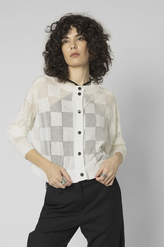 TAYLOR Reversed Square Catch Cardi