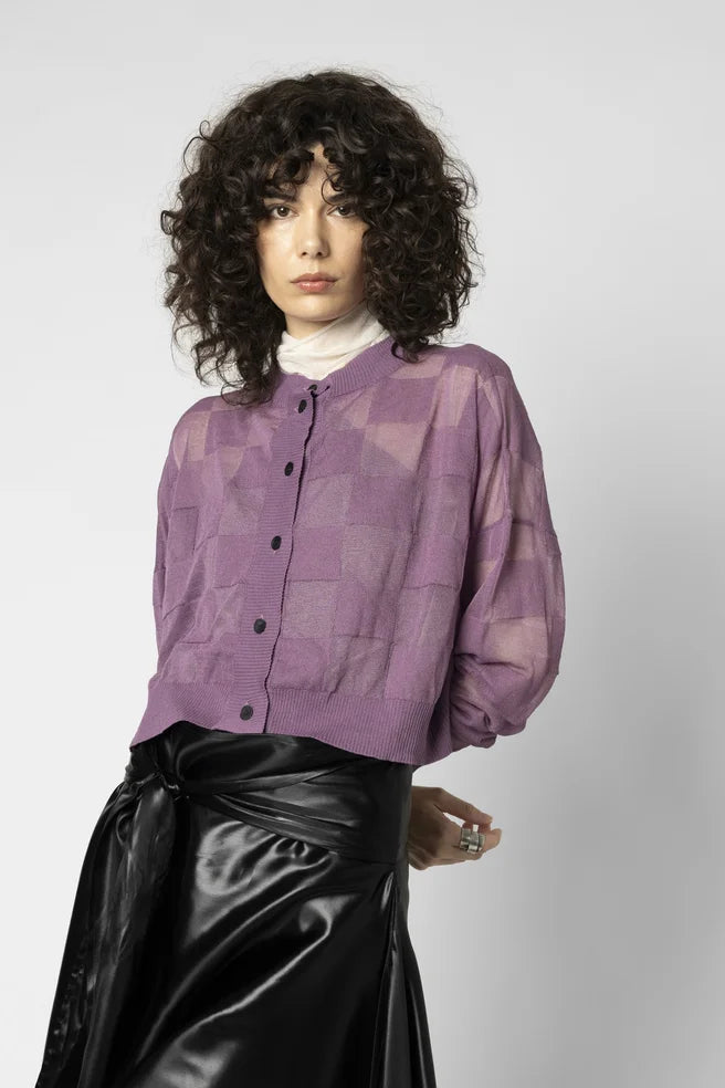 TAYLOR Reversed Square Catch Cardi