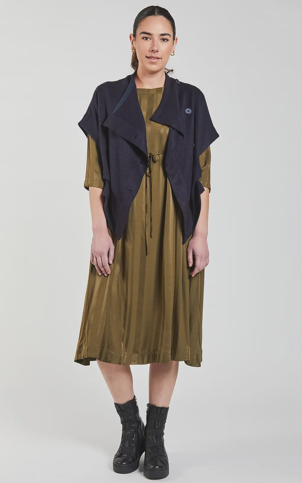 OBI Plush Pleat Jacket