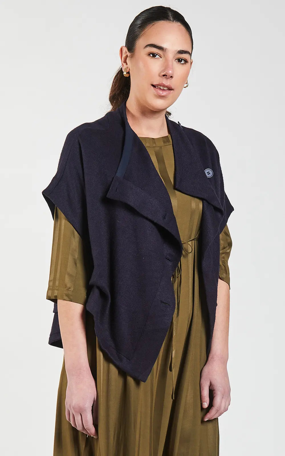 OBI Plush Pleat Jacket