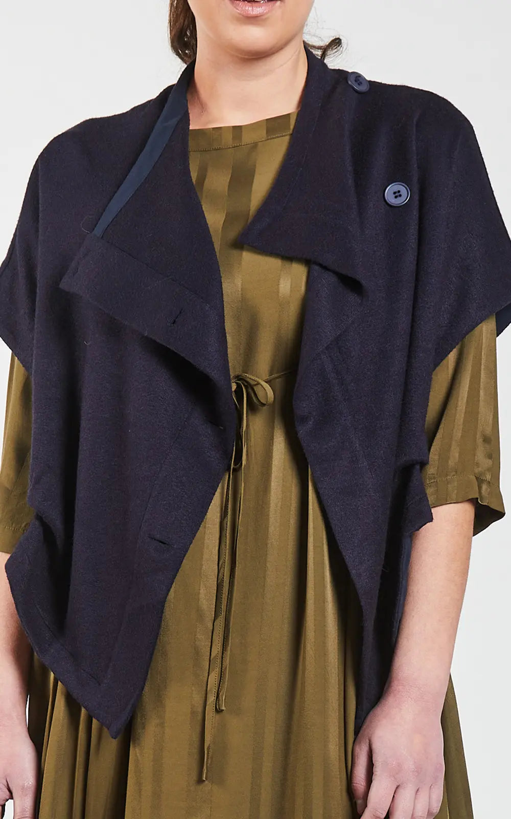 OBI Plush Pleat Jacket