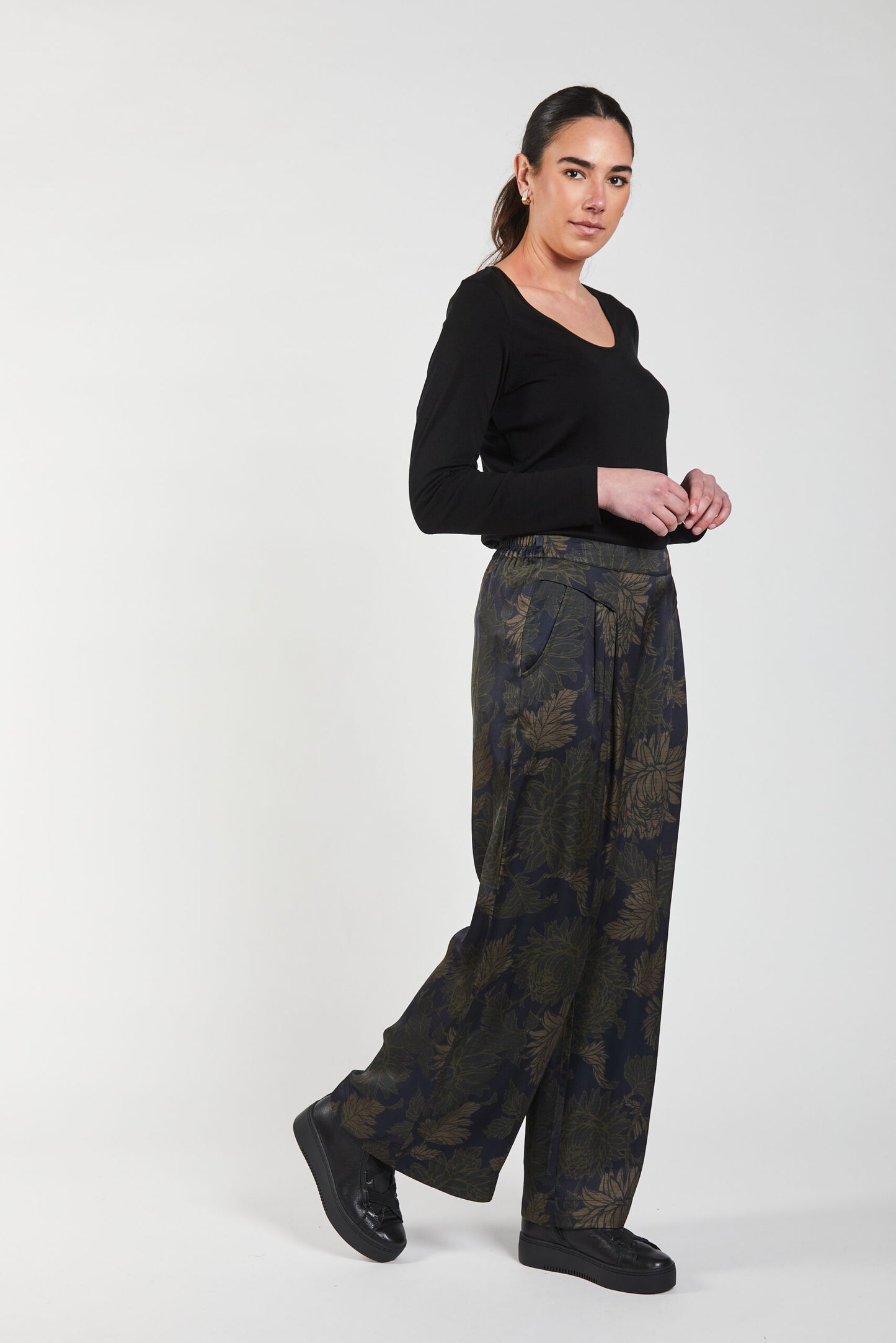 OBI Autumn Pleat Palazzo