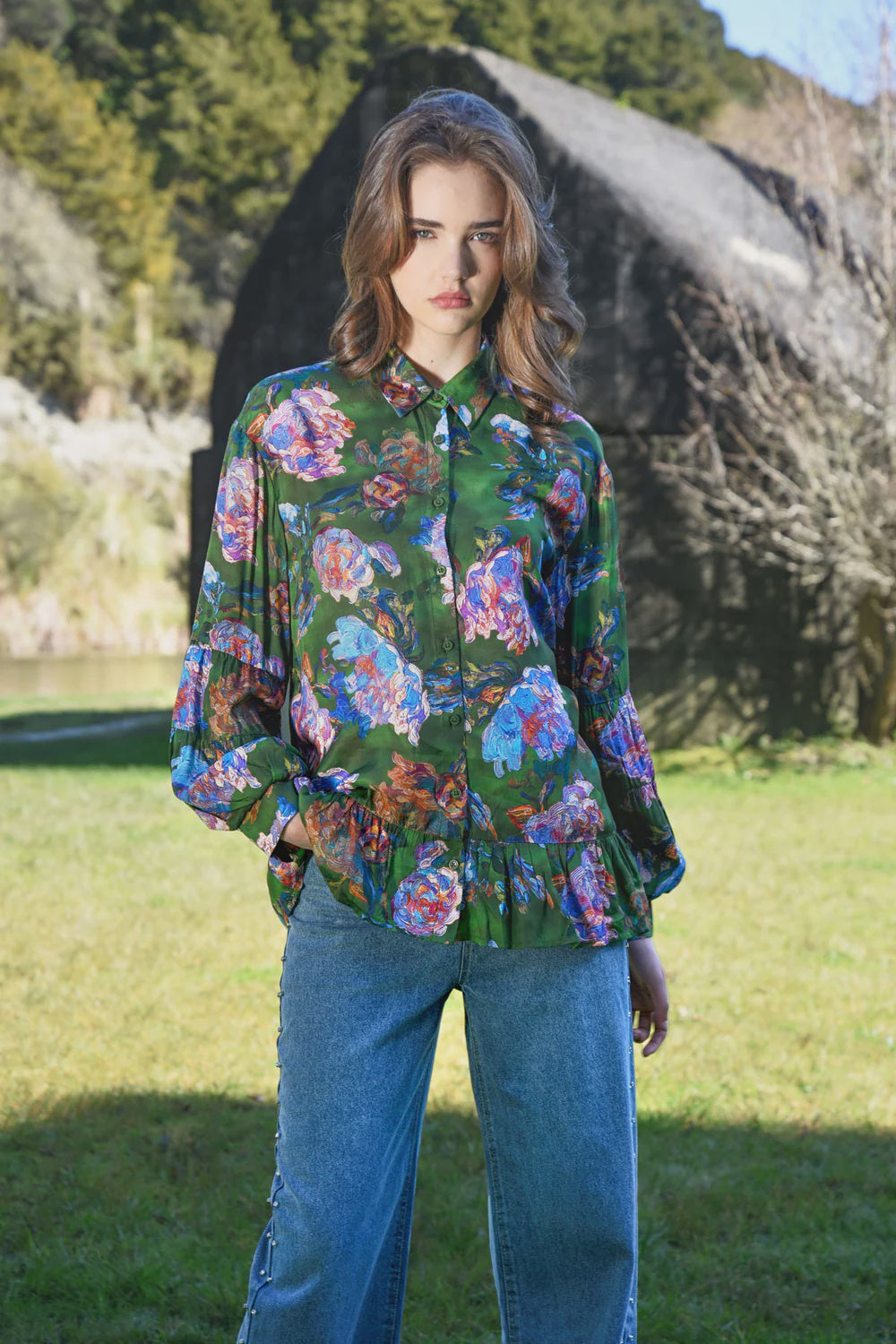 COOP Flounce On Blouse