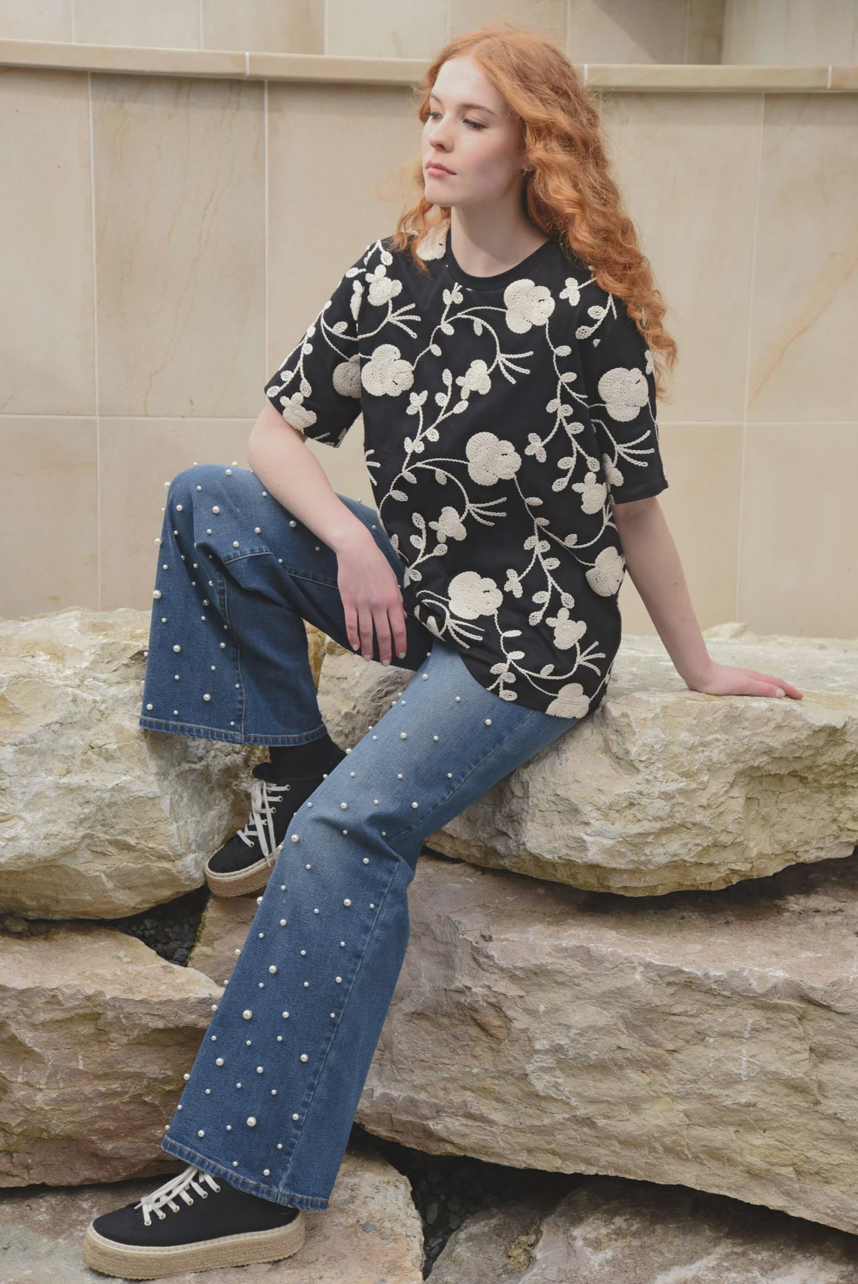 CURATE Pearl Clutching Behaviour Jean