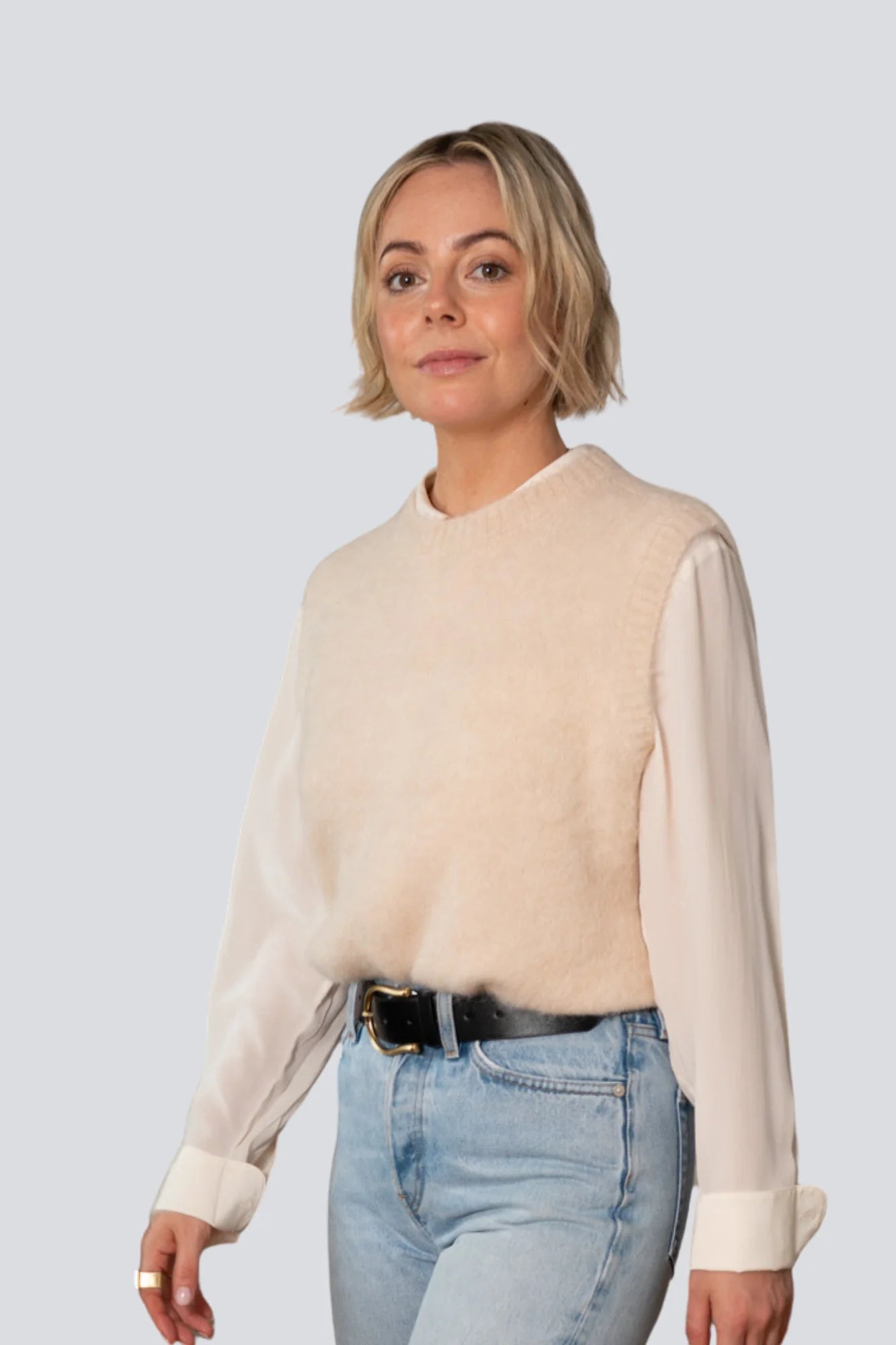 MAXTED Brushed Crew Vest