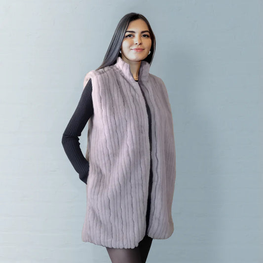 A&L Long Fur Vest - SALE
