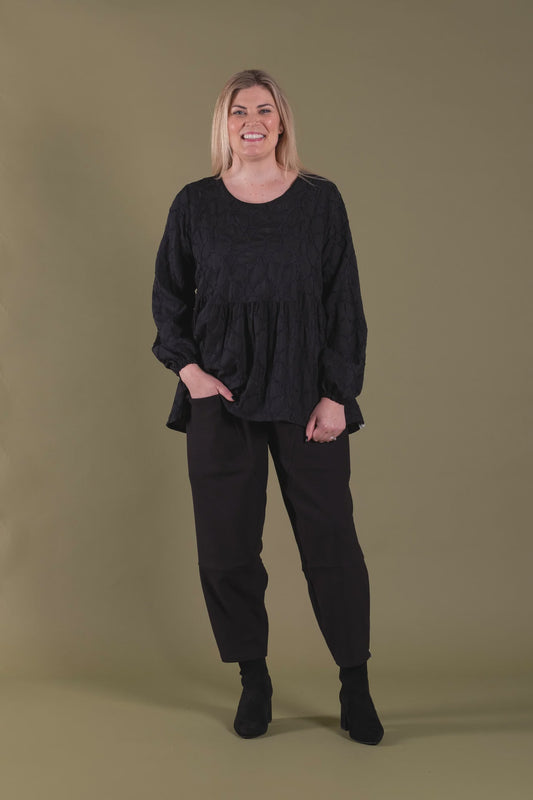 DEEANNE HOBBS Step Top Velvet Circles