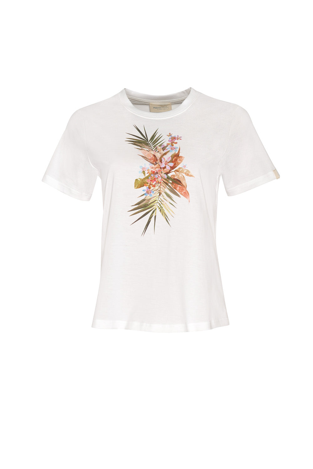 MADLY SWEETLY Sweet Tee/White Palm