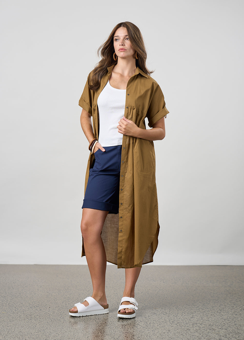 MADLY SWEETLY Breeze Shirt Dress