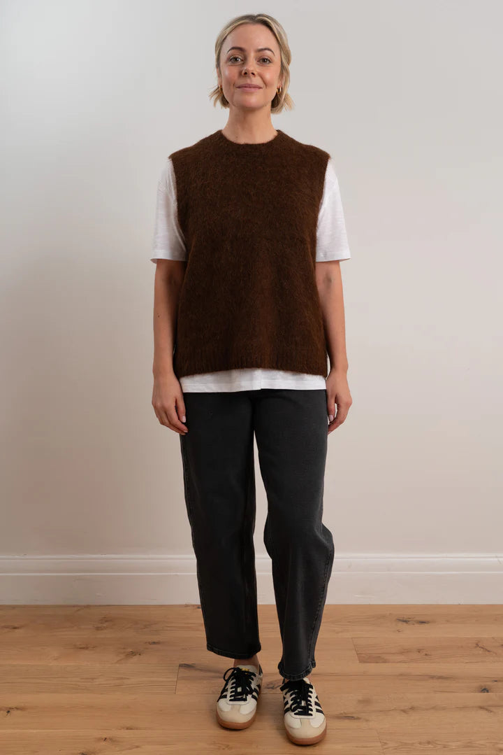 MAXTED Brushed Crew Vest