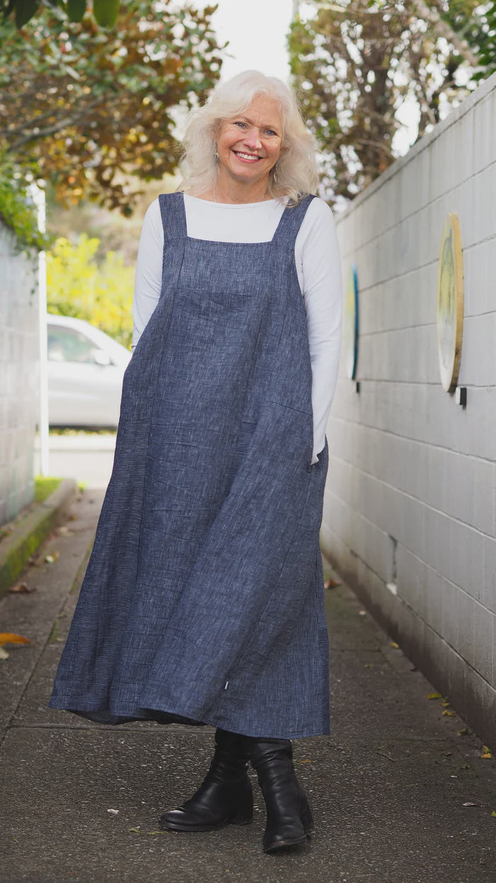 ROGUE LINEN Rakiura Pinafore