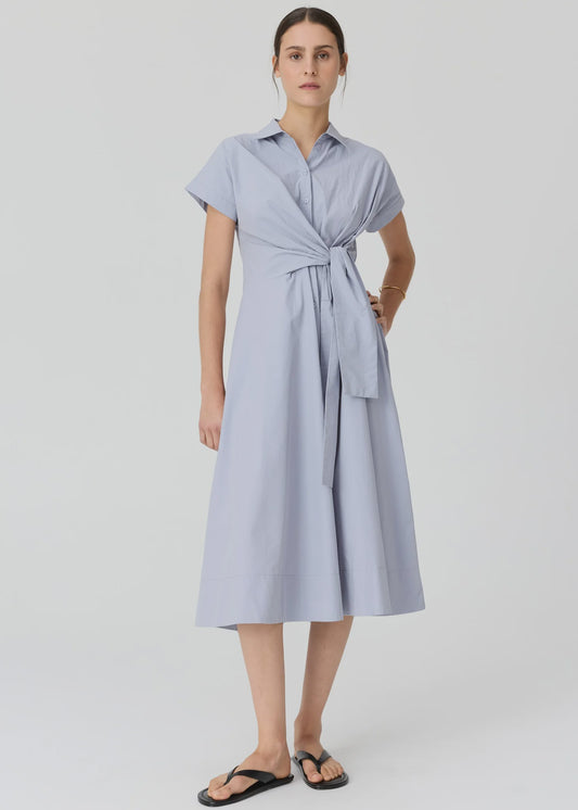 POL Elina Wrap Shirt Dress