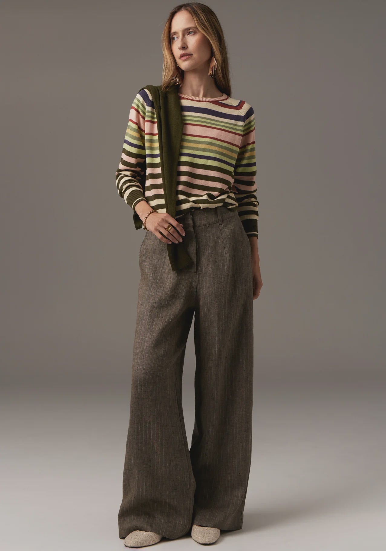 POL Sela Multi Stripe Knit