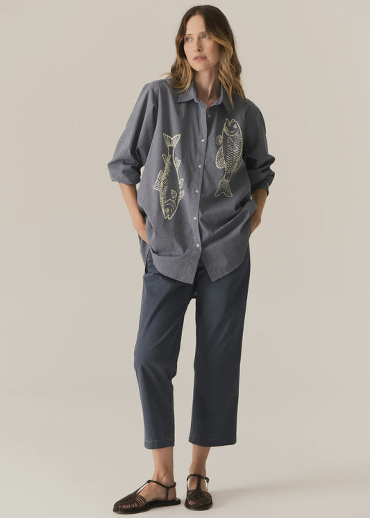 POL Cassis Fish Shirt