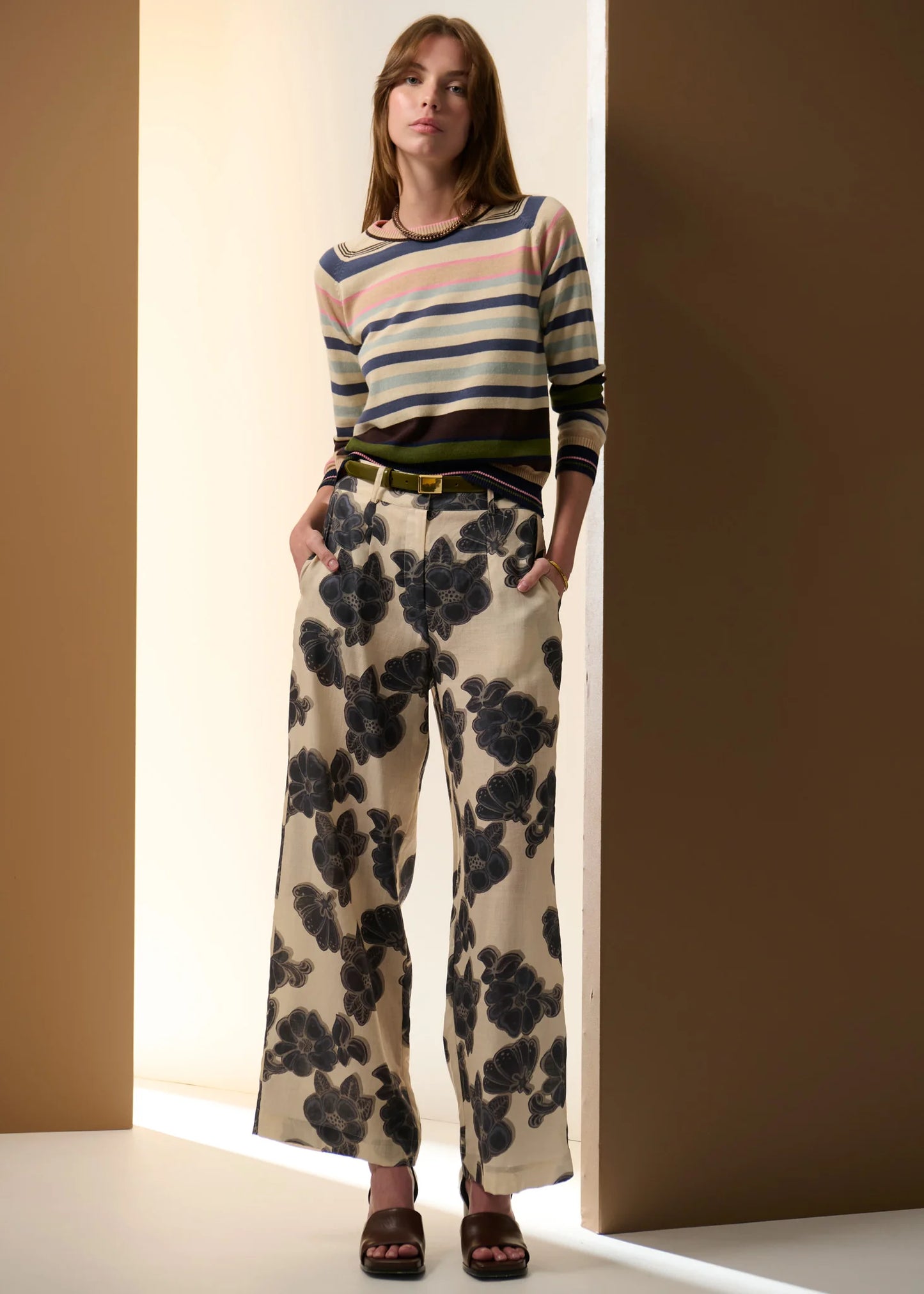 POL Sela Multi Stripe Knit