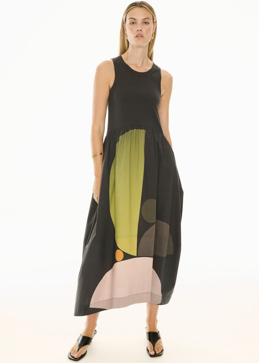 POL Belle Print Tank Dress