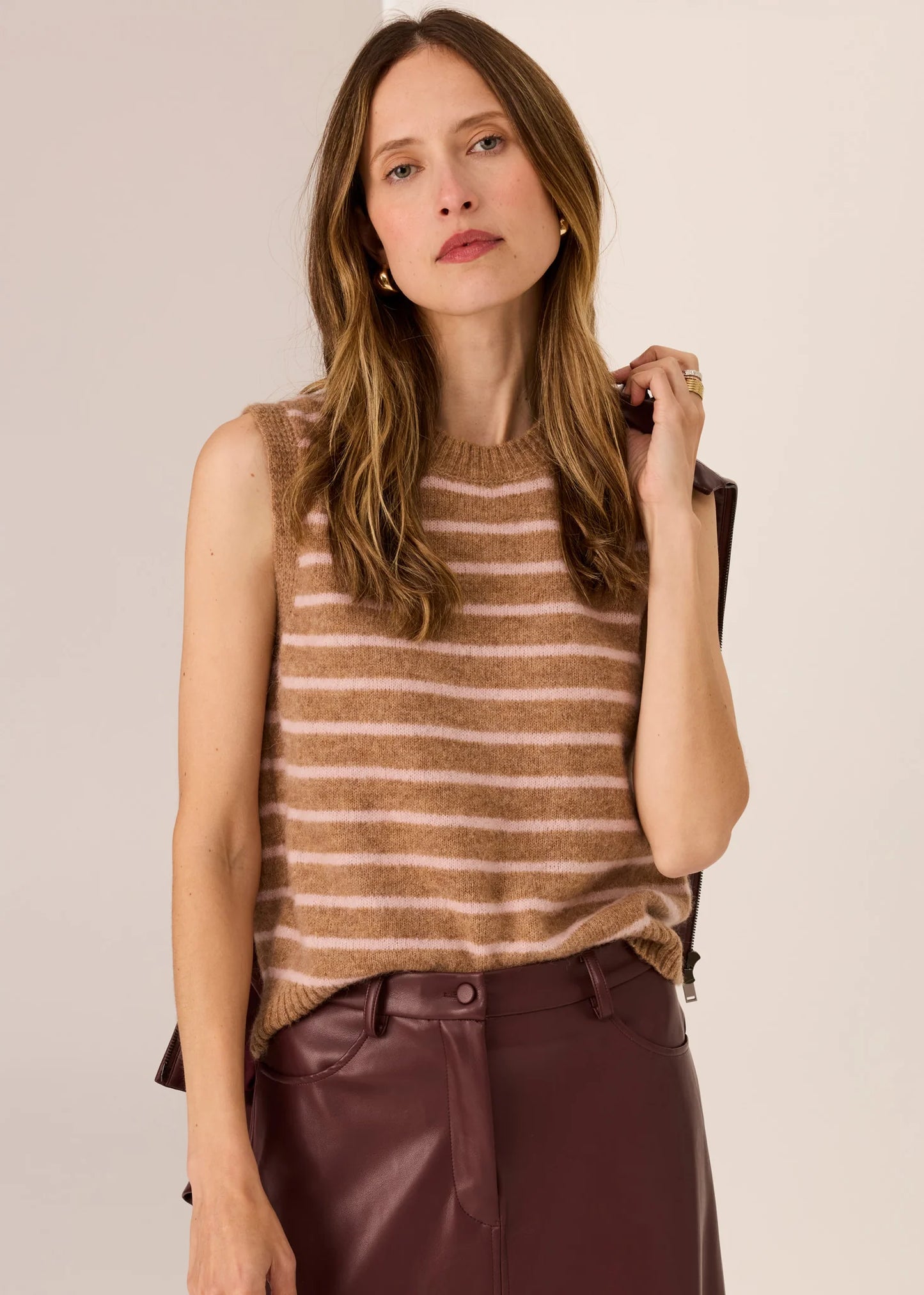 POL Carmel Striped Vest