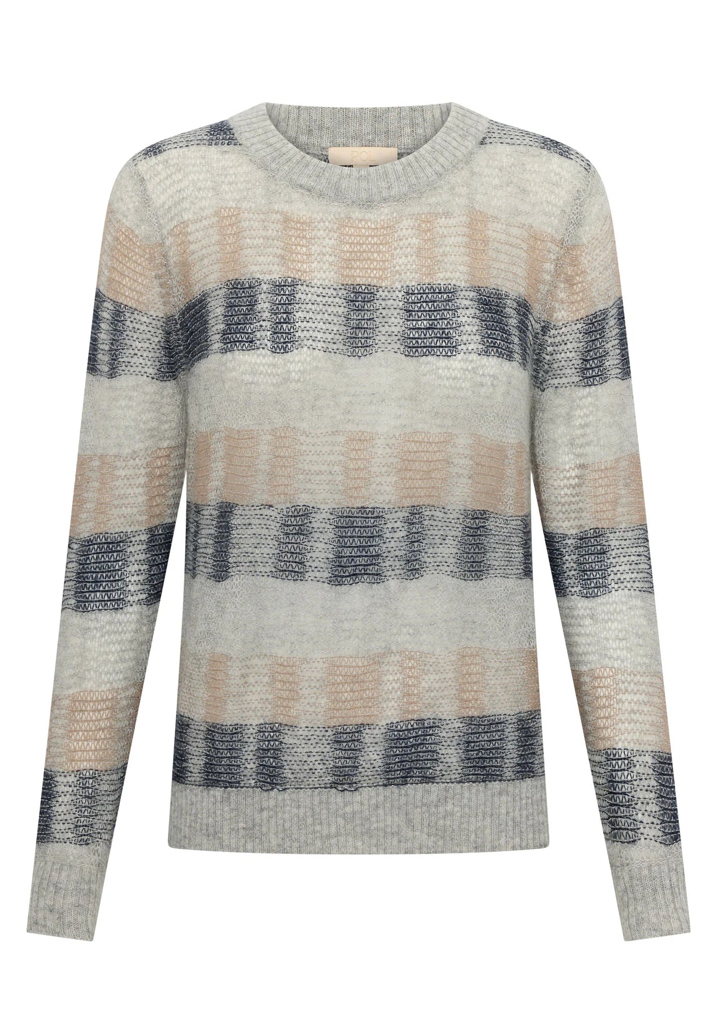 POL Ciara Stripe Textured Knit