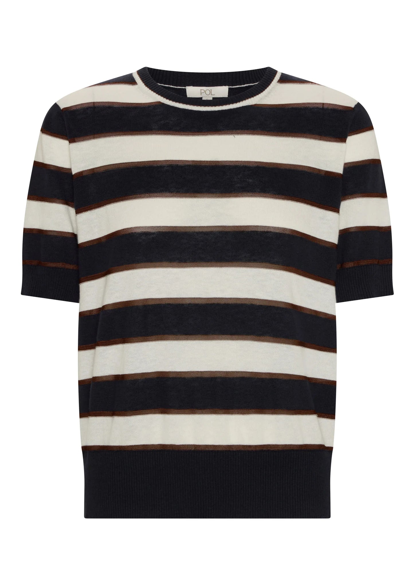 POL Darcey Stripe Knit Tee