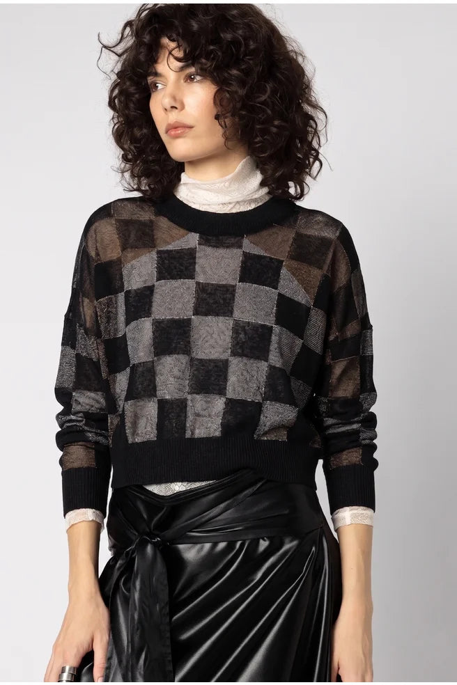 TAYLOR Reversed Square Catch Cardi