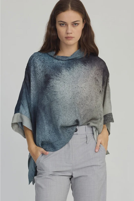 TAYLOR Vortex Top/Wind Particle Print
