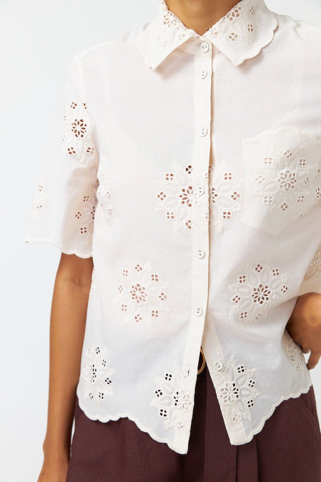 SYLVESTER Broderie Shirt