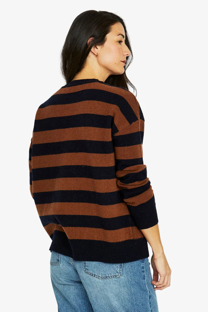 JUMP 1076  2 Pkt Stripe Pullover