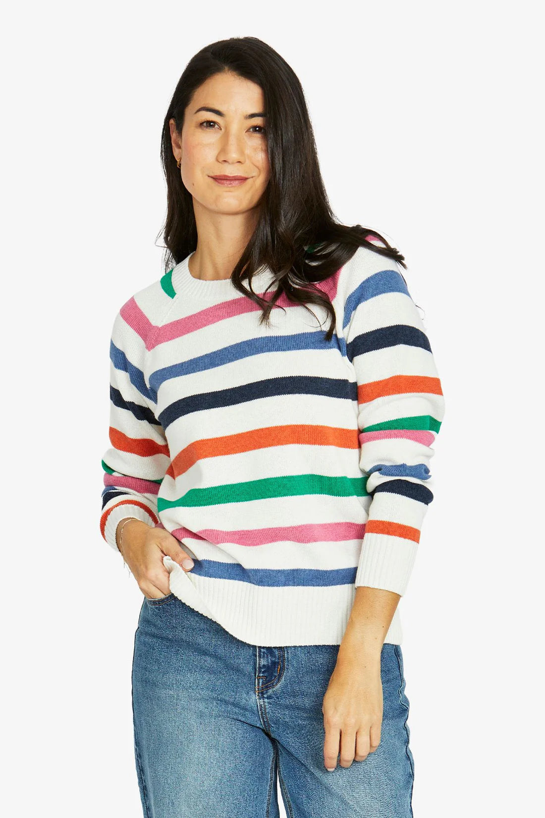 JUMP 1073 Fun Stripe Pullover