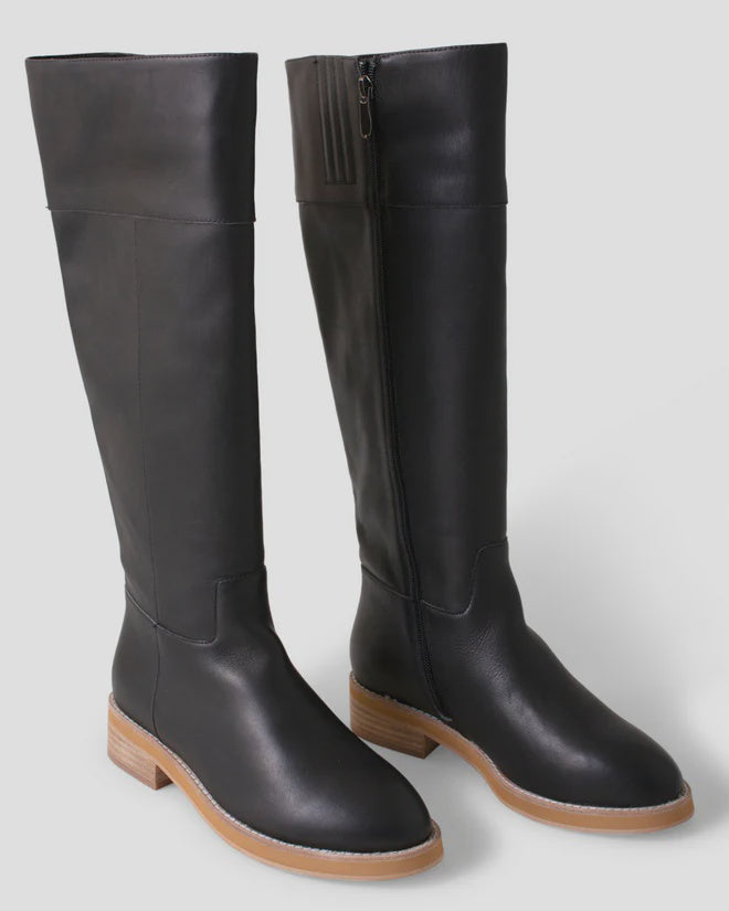 WALNUT Camile Leather Boot