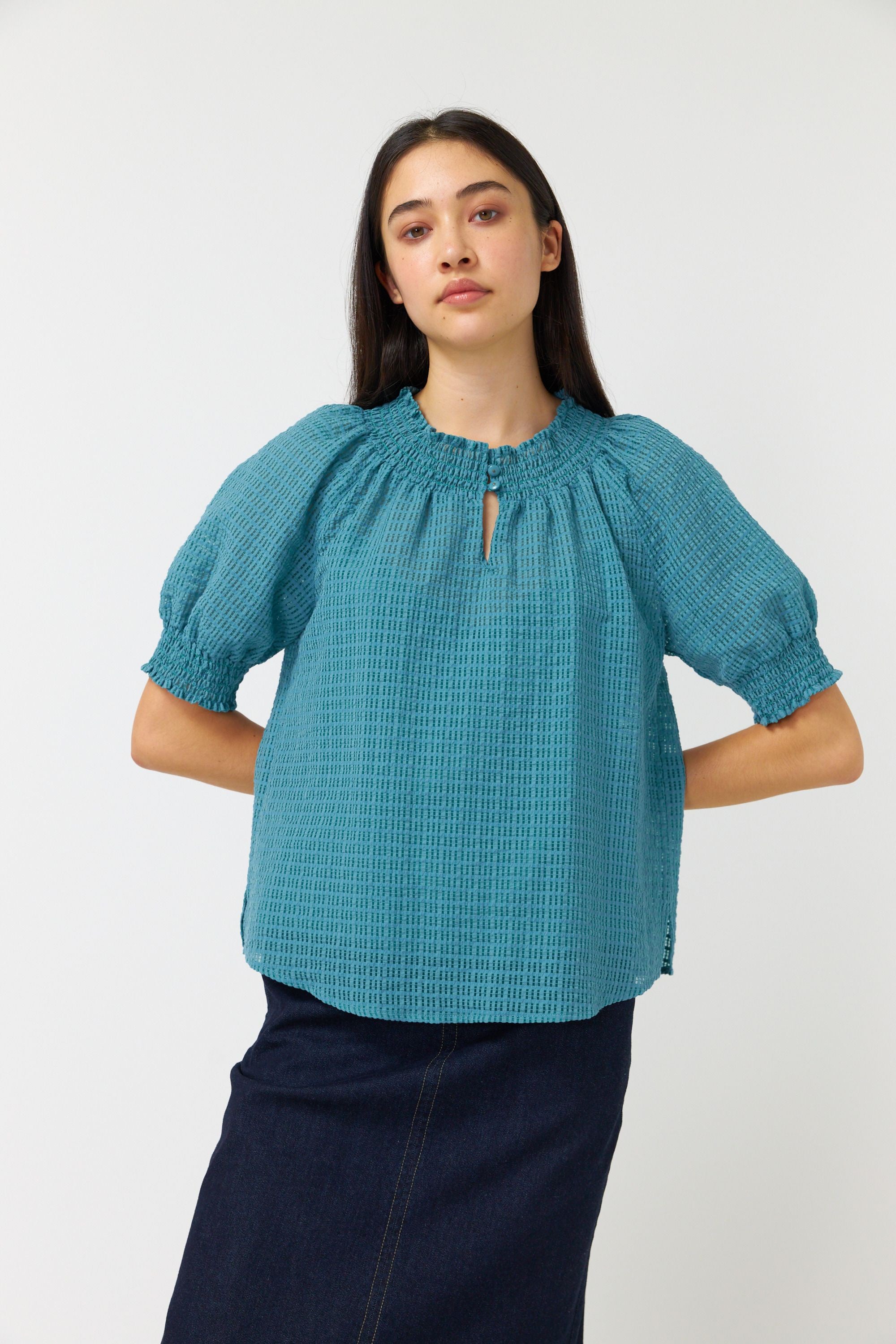 SYLVESTER Sheer Check Top – Bella of Wanaka